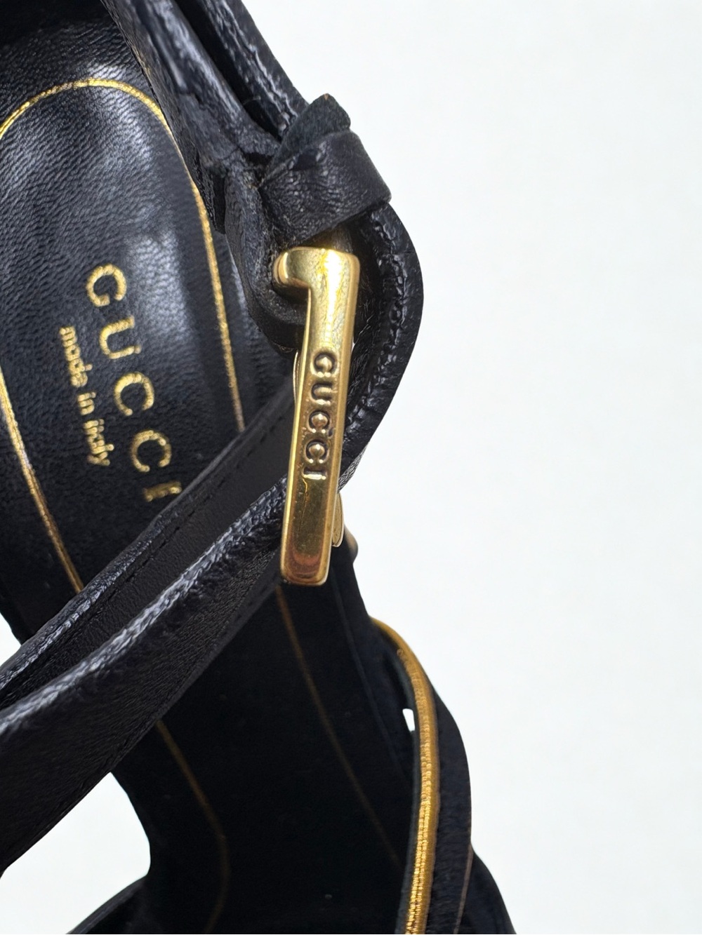 Gucci Strappy High Heel Sandals - Picture 4 of 6